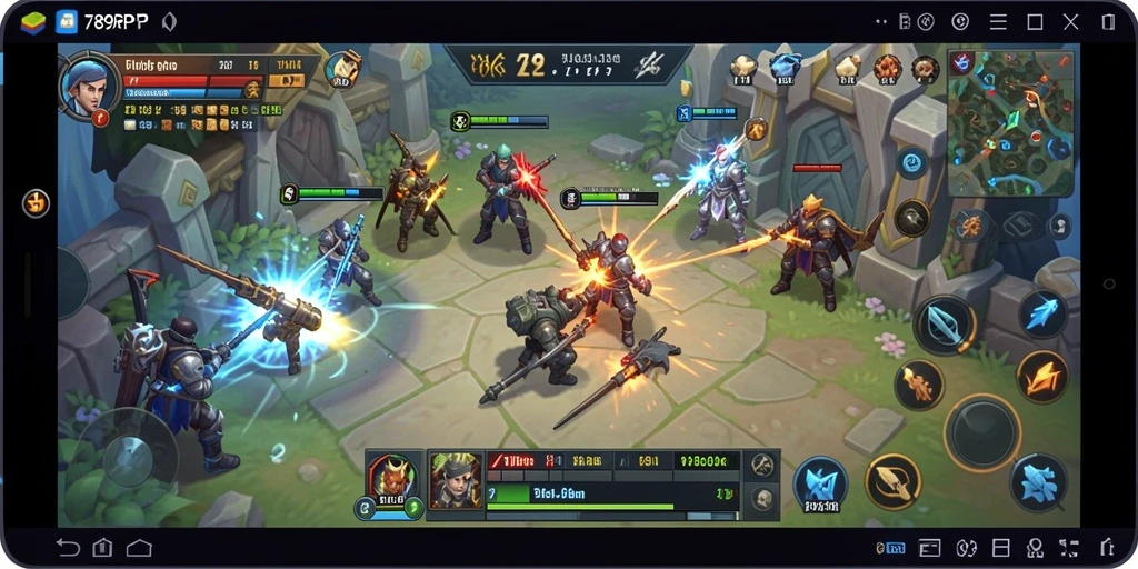 Tampilan gameplay 789RP yang menegangkan dan strategis.