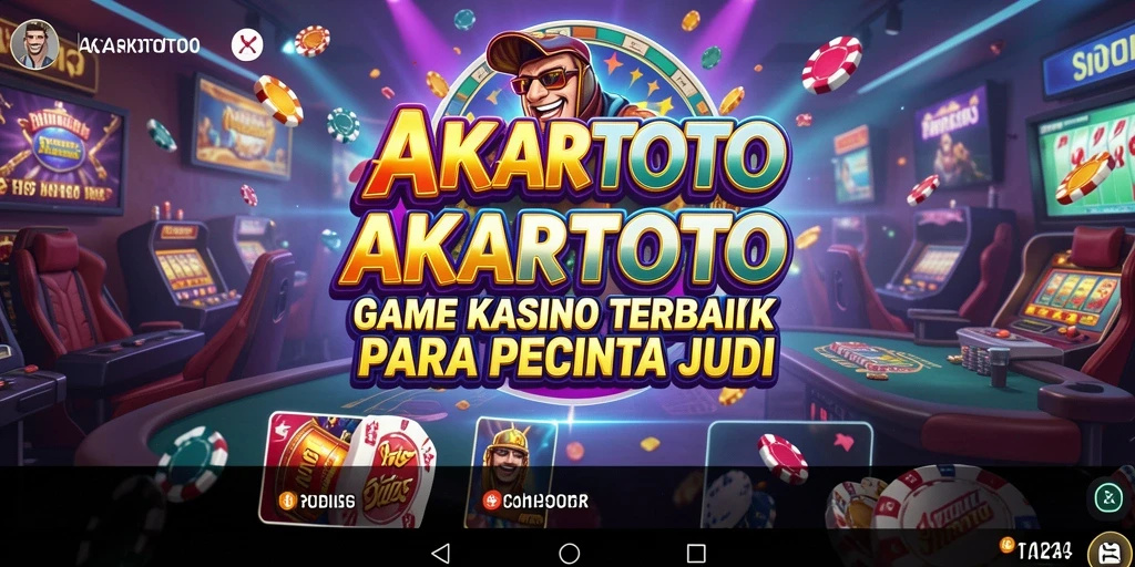Tampilan menarik dari gameplay Kasino di AKARTOTO.