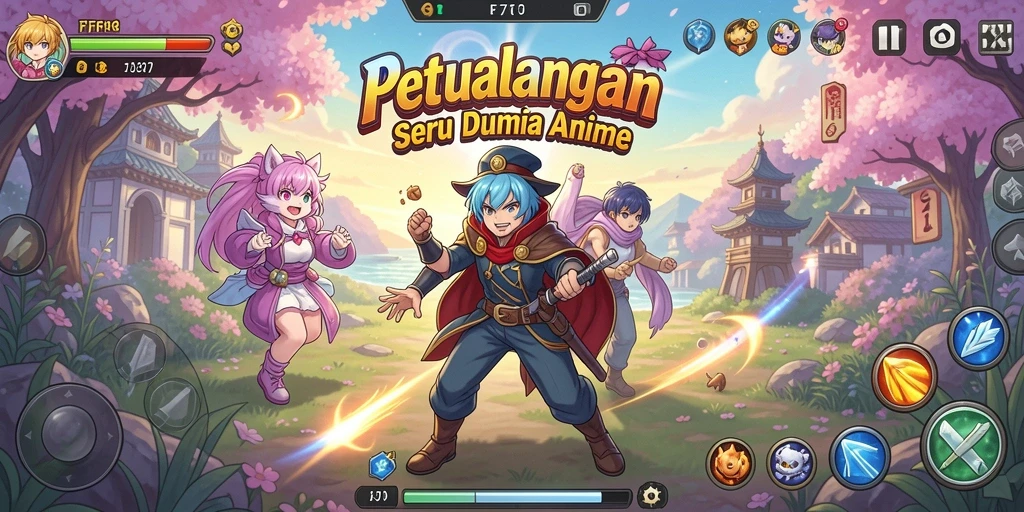 Tampilan menawan gameplay F7F7 yang mengesankan.