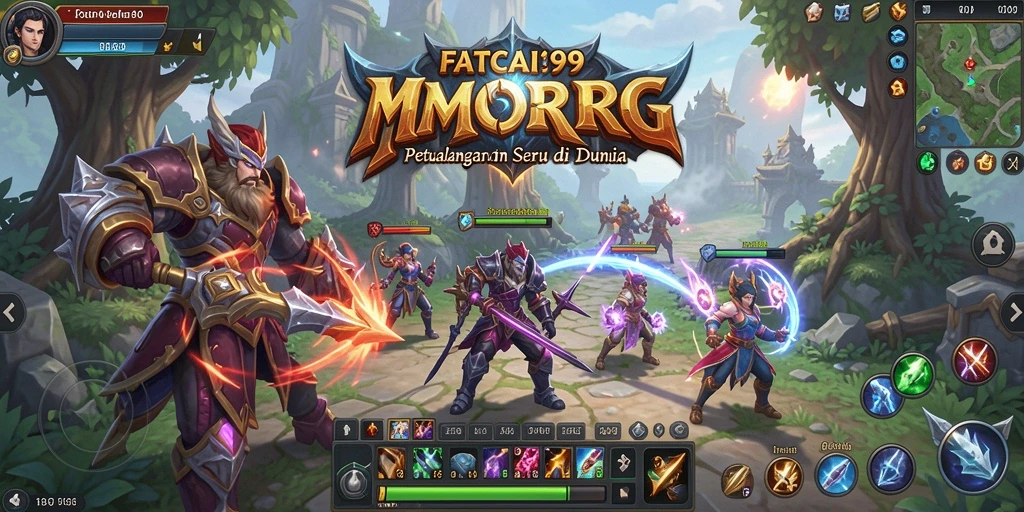 Screenshot dari gameplay FATCAI99 menampilkan dunia fantasi yang imersif.