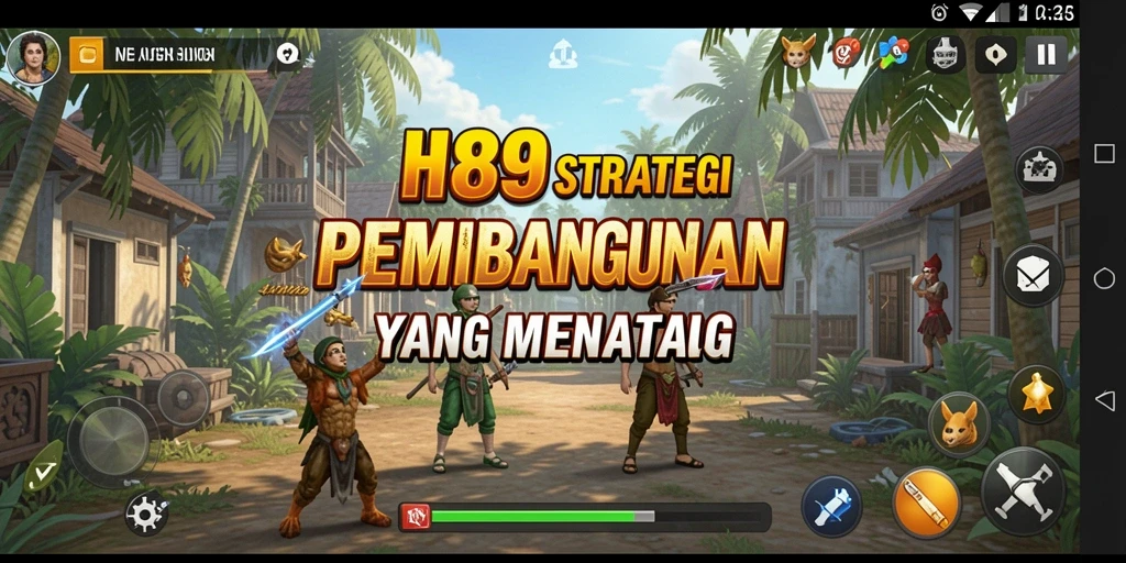 Tampilan gameplay H89 yang intens dan menantang strategi.