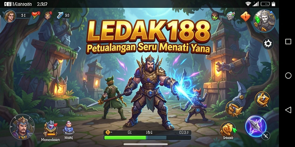 Tampilan gameplay LEDAK188 dengan petualangan yang mendebarkan.