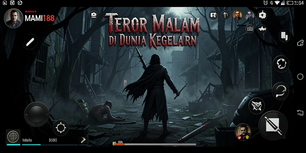 Menampilkan gameplay MAMI188 dengan suasana Horror yang mencekam.