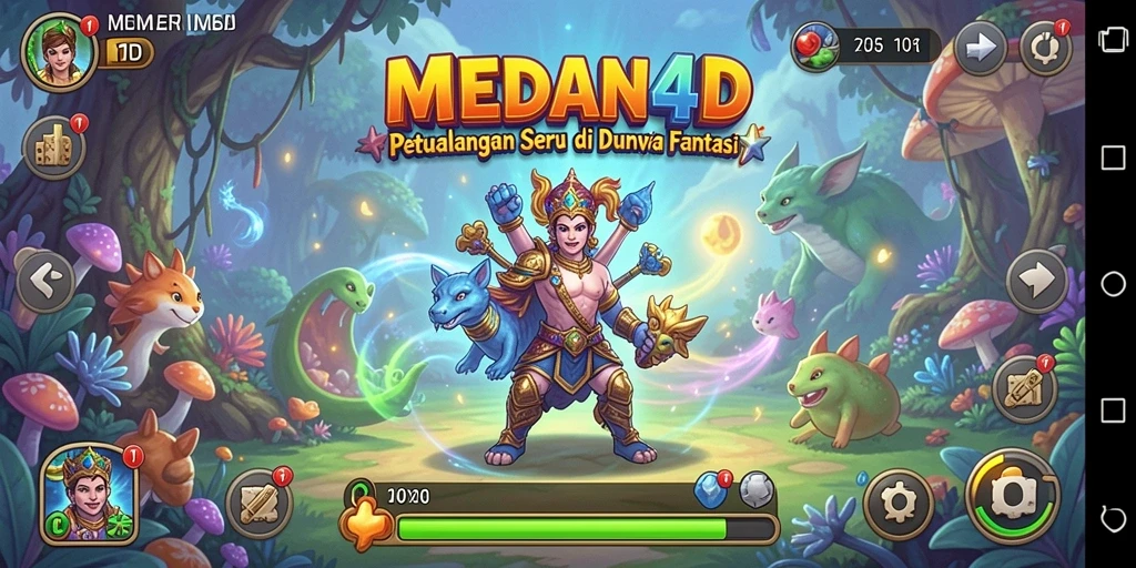 Tampilan gameplay MEDAN4D yang menegangkan dan menyenangkan.