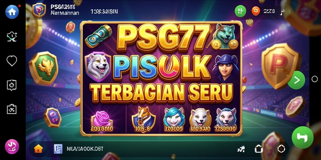 Screenshot utama PSG77 menampilkan gameplay seru dengan slot yang menarik.