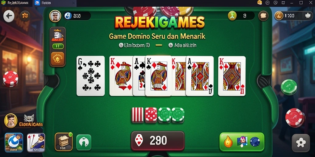 Tampilan gameplay seru dari REJEKIGAMES dengan grafis yang menarik.