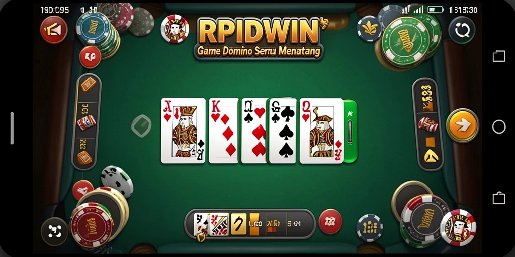 Tampilan gameplay seru dalam RPIDWIN dengan teman-teman.